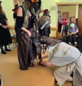 Vystoupení našich krásných,,čarodějek"